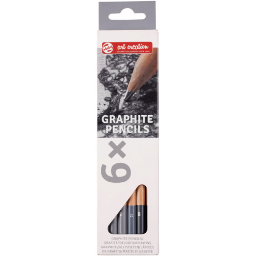 Набор графитовых карандашей Talens Art Creation, 6шт, картон., Royal Talens (9028106M)