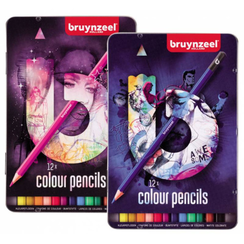 Набір кольорових олівців Світлий 12 шт, Bruynzeel (60212112)