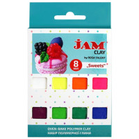 Набор пластики “Sweets“, 8х20г, Jam Clay, ROSA TALENT (5059008)