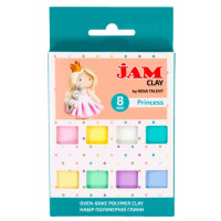 Набір пластики “Princess“, 8х20г, Jam Clay, ROSA TALENT (5059013)