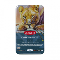 Набор цветных карандашей 24 шт Derwent Chromaflow арт 2305857