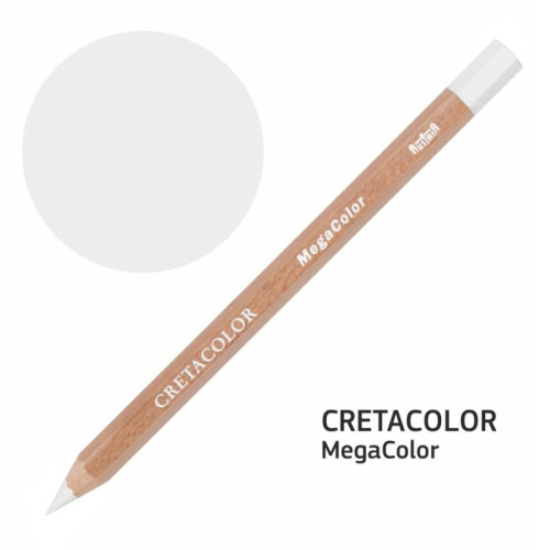 Карандаш цветной Megacolor, Белый (29101) Cretacolor (29101)