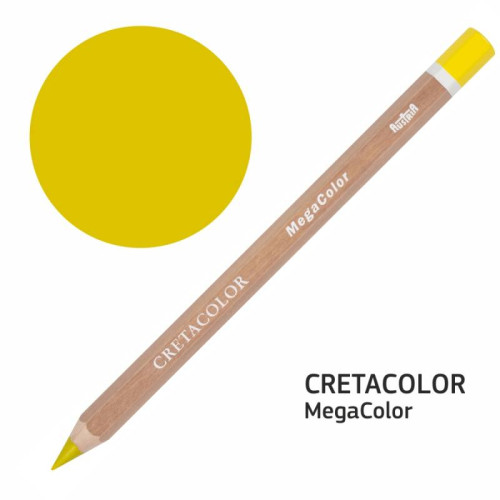 Олівець кольоровий Megacolor, Кадмій жовтий (29107), Cretacolor (29107)