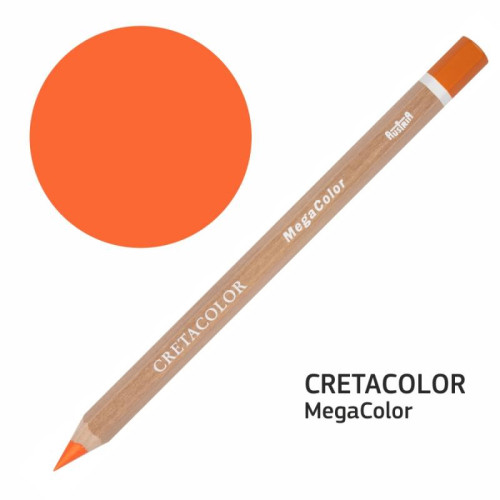 Олівець кольоровий Megacolor, Помаранчевий (29111), Cretacolor (29111)
