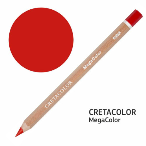 Олівець кольоровий Megacolor, Червоний темний (29115), Cretacolor (29115)