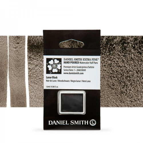 Акварельная краска Daniel Smith Lunar Black кювет 1,8 мл