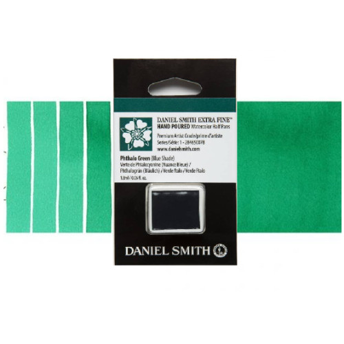 Акварельна фарба Daniel Smith Phthalo Green (BS) кювет 1,8 мл