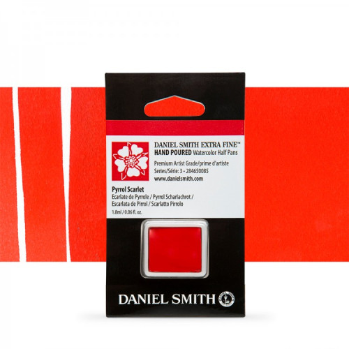 Акварельная краска Daniel Smith Pyrrol Scarlet кювет 1,8 мл