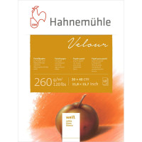 Альбом для пастелі Hahnemuhle Velour 260 г/м 30 x 40 см, 10 листів (білий)
