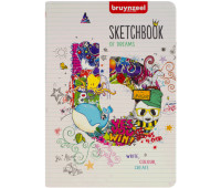 Блокнот в линейку NOTEBOOK, 80 г/м2, 14,8х21 см, 80 л, бежево-белый, Bruynzeel (60299002)