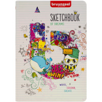 Блокнот у лінійку NOTEBOOK, 80 г/м2, 14,8х21 см, 80 л, бежево-білий, Bruynzeel (60299002)