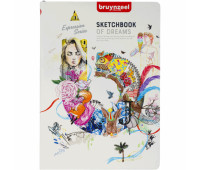 Блокнот Sketch/Notebook, 140 г/м2, 21х29,7 см, 80 л, белый, Bruynzeel (60399004)