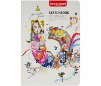 Блокнот Sketch/Notebook, 140 г/м2, 14,8х21 см, 80 л, белый, Bruynzeel (60399005)