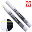 Маркер Pen-Touch Жовтий, флуоресцентний, середній (MEDIUM) 2.0мм, Sakura (XPFKA302)
