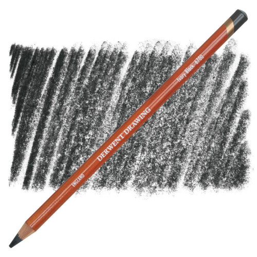 Олівець восково-олійний Drawing 6700, Чорний, Derwent (34391)