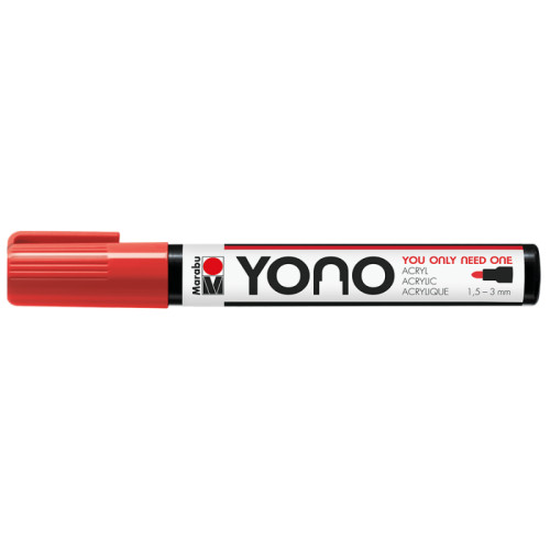 Акриловый маркер YONO Вишневый 125, 1,5-3 мм Marabu (12400103125)