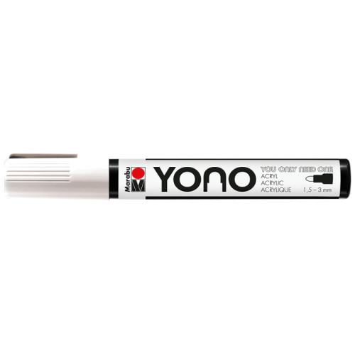 Акриловый маркер YONO Белый 070, 1,5-3 мм Marabu (12400103070)