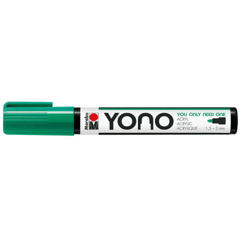 Акриловый маркер YONO Зеленый 067, 1,5-3 мм Marabu (12400103067)