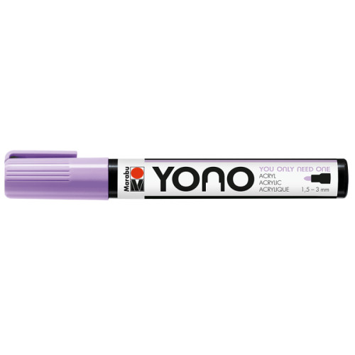 Акриловый маркер YONO Лиловый пастельный 226, 1,5-3 мм Marabu (12400103226)