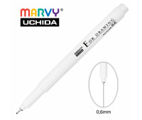 Лайнер Marvy 0.6 мм черный 4600-S (246000316)
