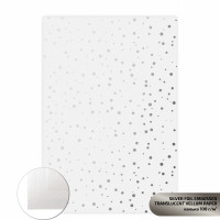 Калька полупрозрачная с тиснением Silver Drops, 21х29,7см, 100 г/м2, ROSA Talent
