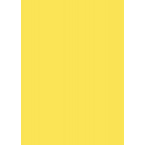 Бумага для дизайна Tintedpaper В2 (50*70см), №12 лимонная, 130г/м, без текстуры, Folia (16826712)
