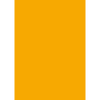 Бумага для дизайна Tintedpaper В2 (50*70см), №16 темно-желтая, 130г/м, без текстуры, Folia (16826716)
