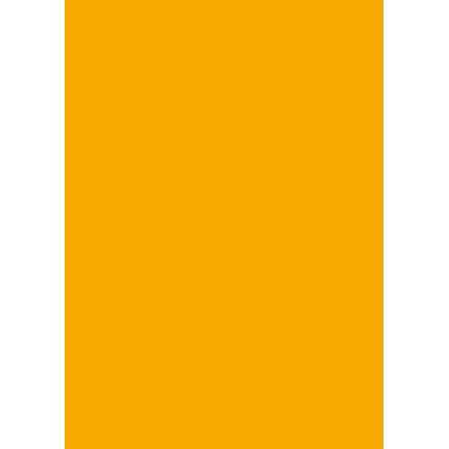 Бумага для дизайна Tintedpaper В2 (50*70см), №16 темно-желтая, 130г/м, без текстуры, Folia (16826716)