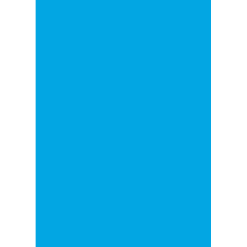 Бумага для дизайна Tintedpaper В2 (50*70см), №33 пасифик голубой, 130г/м, без текстуры, Folia (16826733)