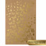 Крафт папір з тисненням „Gold Butterflies“, 21х29,7см, 225 г/м2, ROSA TALENT (5321005)