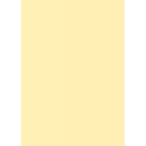 Бумага для дизайна Tintedpaper А4 (21*29,7см), №11бледно-желтая, 130г/м, без текстуры, Folia (16826411)