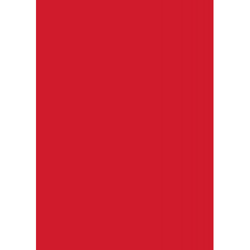 Папір для дизайну Tintedpaper А4 (21*29,7см), №20 яскраво-червоний, 130г/м, без текстури,  Folia (16826420)