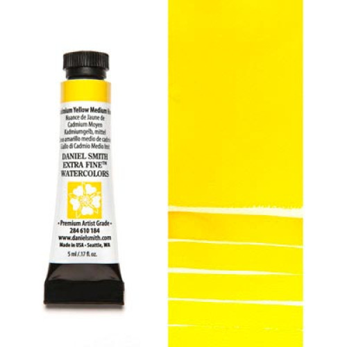 Краска акварельная Daniel Smith 5 мл Cadmium Yellow Medium Hue