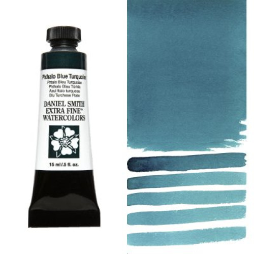 Краска акварельная Daniel Smith 15 мл Phthalo Blue Turquoise