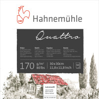 Альбом для малювання Hahnemuhle Quattro 170 г/м, 25,4 x 25,4 см, 50 аркушів
