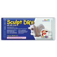 Маса для моделювання, біла, самозастигаюча, 500г, ''Sculpt Dry'', MUNGYO (985505)