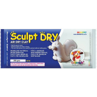 Маса для моделювання, біла, самозастигаюча, 250г, ''Sculpt Dry'', MUNGYO (985503)