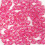 Бусины пластиковые полупрозрачные Треугольники ярко-розовые 50 шт - товара нет в наличии