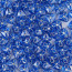 Бусины пластиковые полупрозрачные Треугольники синие 50 шт - товара нет в наличии