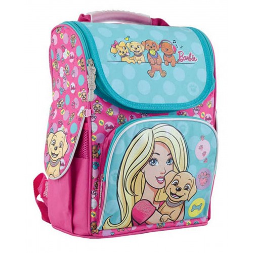 Рюкзак школьный каркасный 1 Вересня H-11 Barbie mint, 34*26*14
