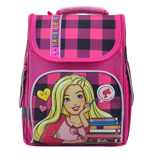 Рюкзак шкільний каркасний 1Вересня H-11 Barbie red