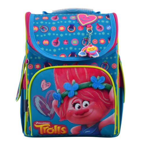 Рюкзак шкільний каркасний 1Вересня H-11 Trolls turquoise
