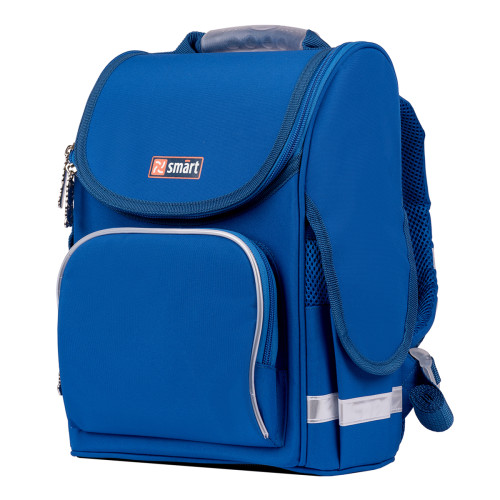 Рюкзак школьный каркасный Smart PG-11 Navi, синий
