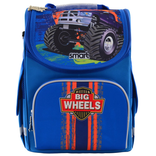 Рюкзак школьный каркасный Smart PG-11 Big Wheels