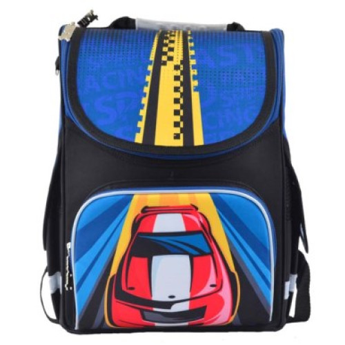 Рюкзак школьный каркасный Smart PG-11 Car