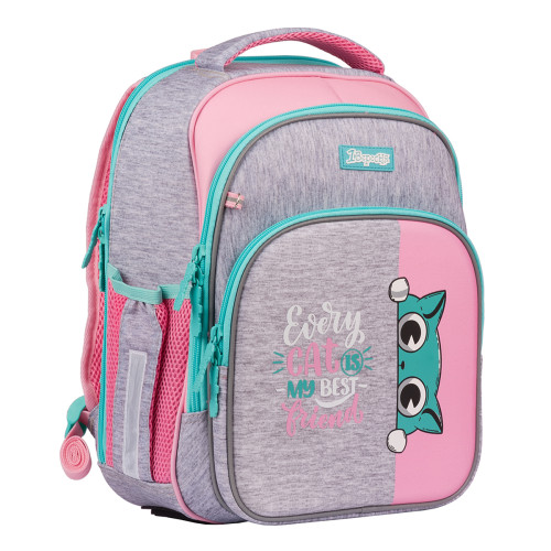 Рюкзак школьный 1 Вересня S-106 Best Friend, розовый/серый