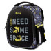 Рюкзак шкільний 1Вересня S-107 Space, чорний
