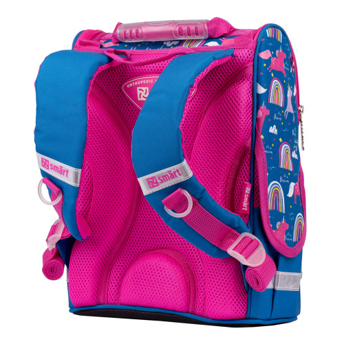 Рюкзак шкільний каркасний Smart PG-11 Unicorn, синий