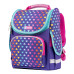 Рюкзак шкільний каркасний Smart PG-11 Rainbow hearts, фиолетовый