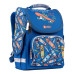 Рюкзак школьный каркасный Smart PG-11 Skater, синий